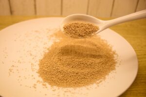 Granulated dashi powder used for quick Japanese soup stock