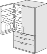 Rehydrating dried shiitake mushrooms slowly in the refrigerator