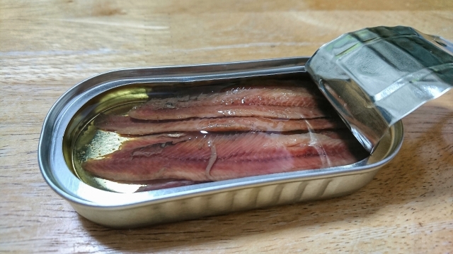 Anchovy fillets in oil, a strong source of umami in many cuisines