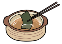 removing kombu from broth before boiling to keep dashi clear