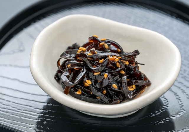 tsukudani made from simmered kombu