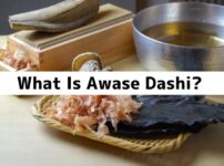 kombu katsuobushi and dashi ingredients used to make awase dashi