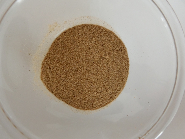 Powdered niboshi used for quick dashi