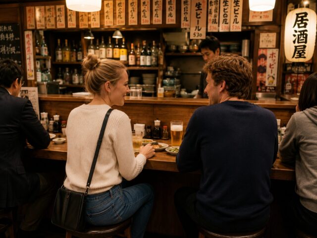 People can focus on their own meal without feeling any pressure to talk. If a brief conversation happens naturally, that is perfectly fine too.