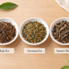 Three different styles of bancha showing the variety of Japan’s everyday tea.